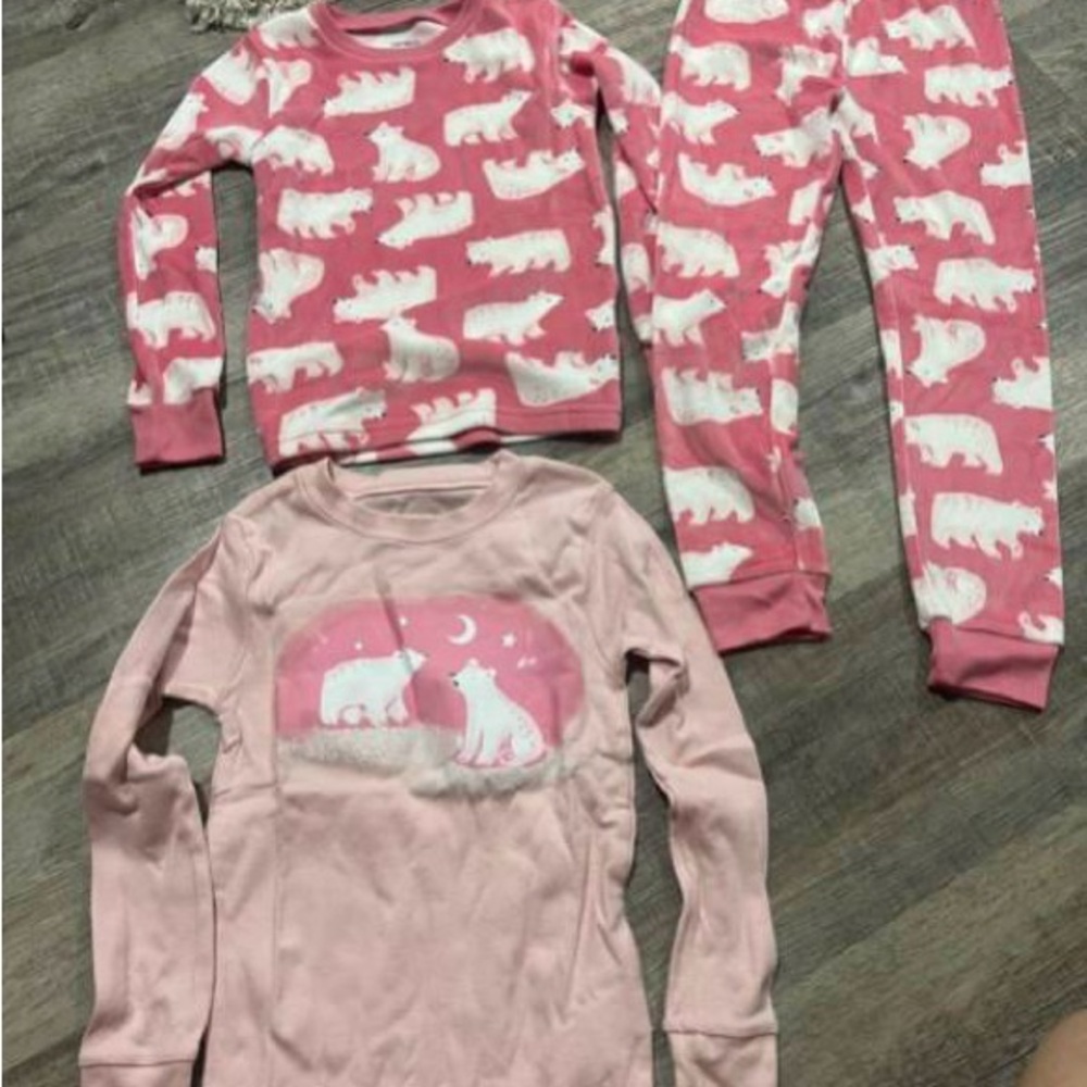 Carter's Pink Polar Bear Pajama Set